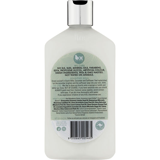 Bx Earth Body Wash Sensitive Soul 600ml