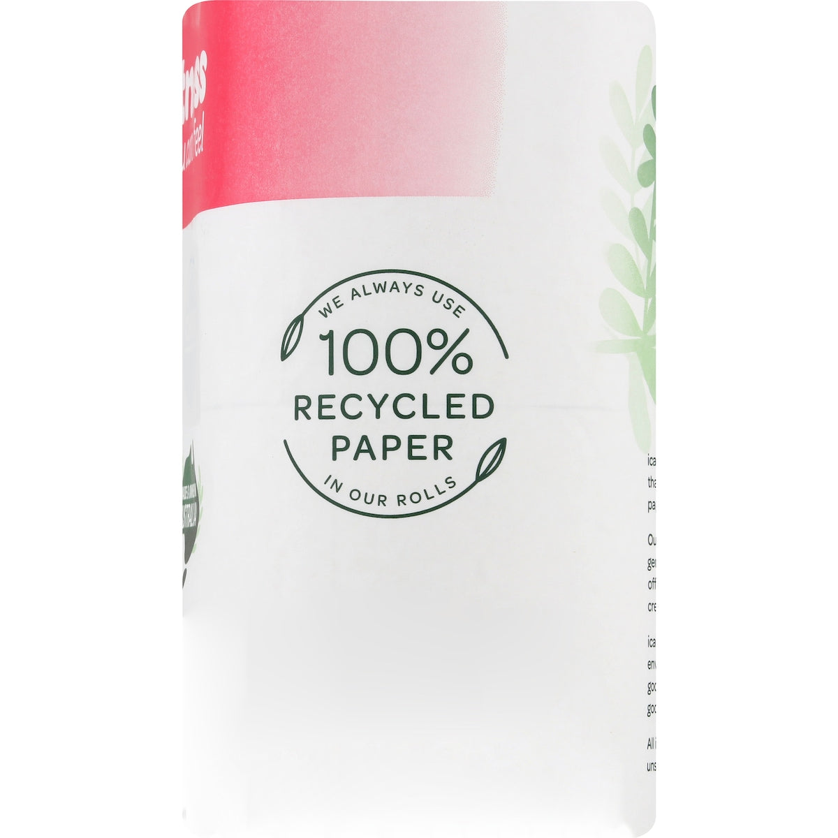 Icare 100% Recycled Toilet Tissue White 3 Ply 8 Pack