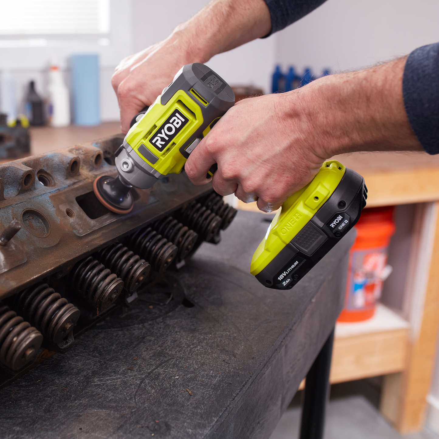 Ryobi Detail Polisher Sander - 18V ONE+ - 2-in-1 - 75mm & 50mm - Tool Only