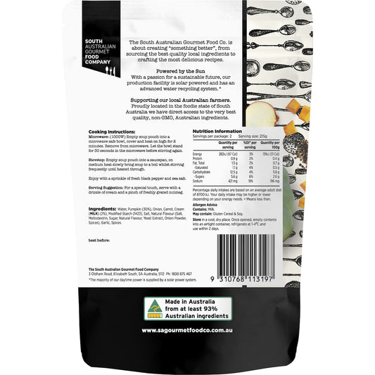 South Australian Gourmet Food Company Creamy Pumpkin Soup 430g