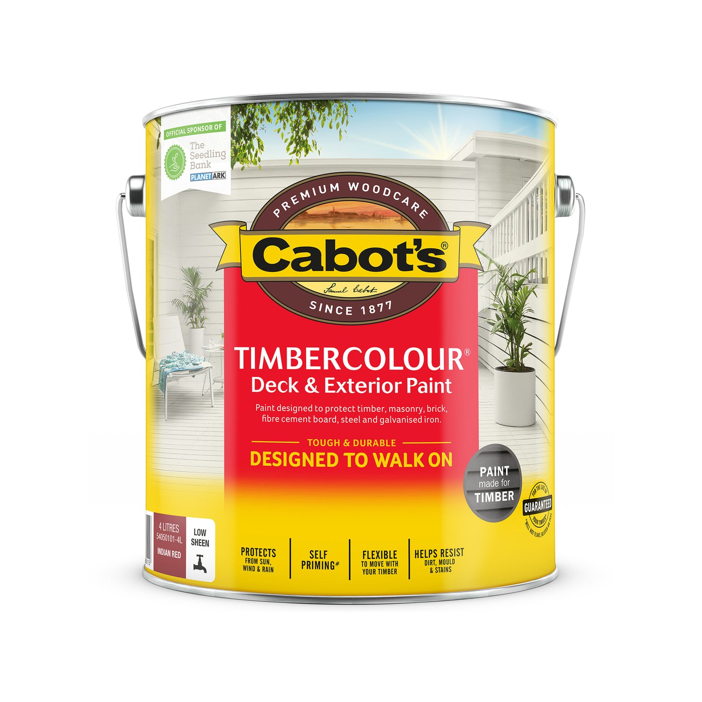Cabot Timbercolour Deck and Exterior Paint - 4L