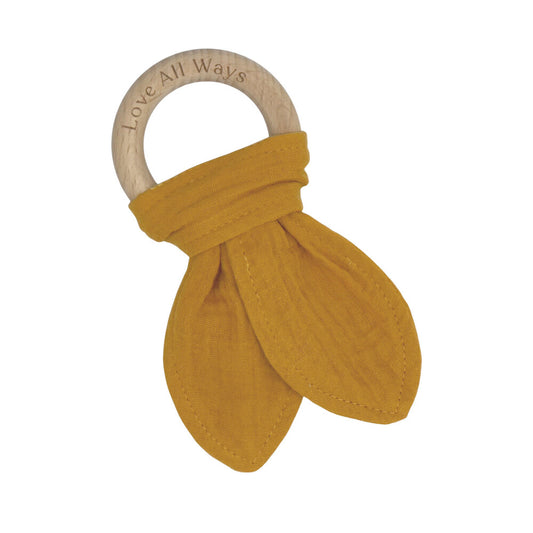Love All Ways Organic Beechwood Teether Bronze - 1 pack