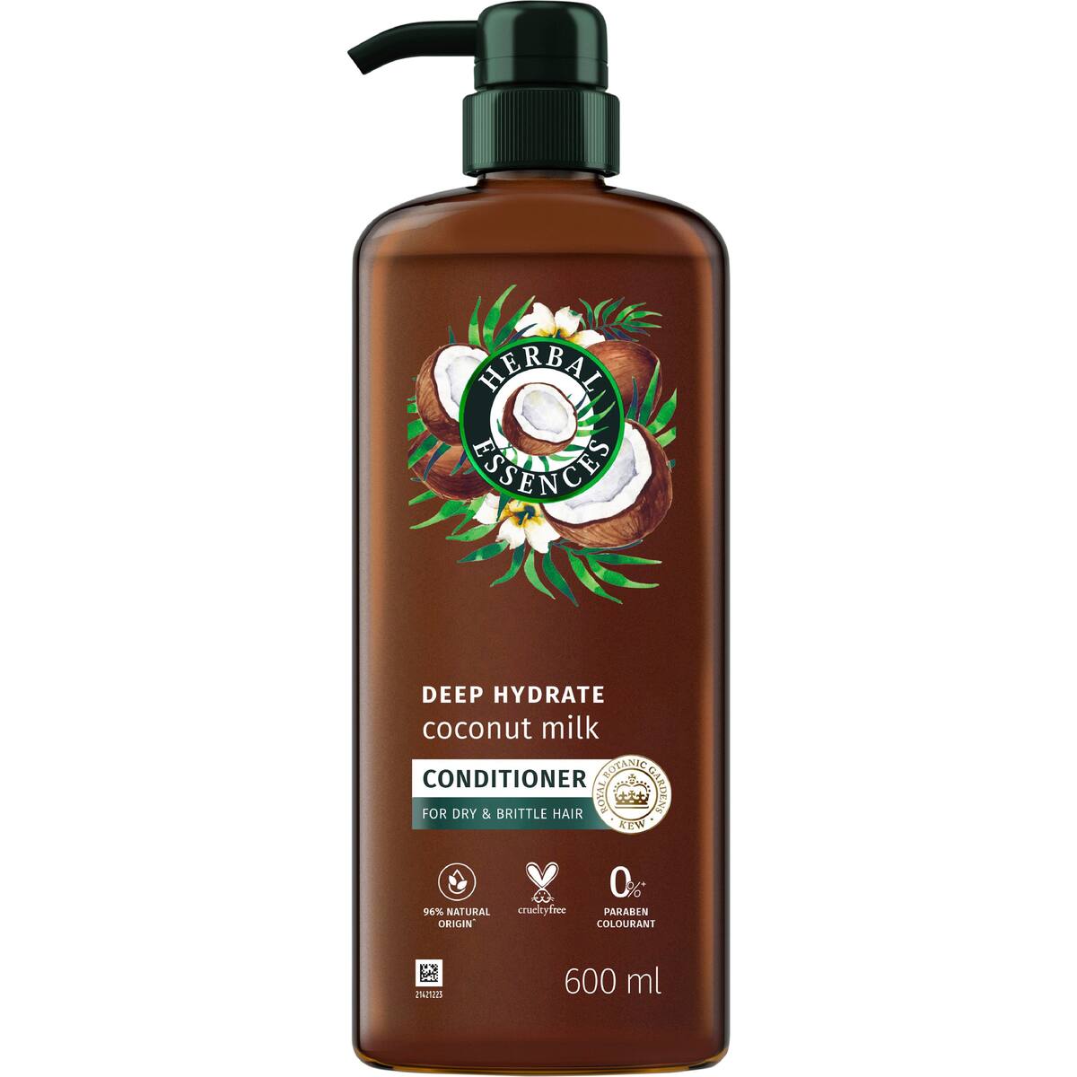 Herbal Essences Bio:renew Coconut Milk Hydrating Conditioner 600ml