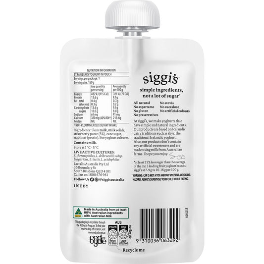 Siggi's Yoghurt Strawberry 150g