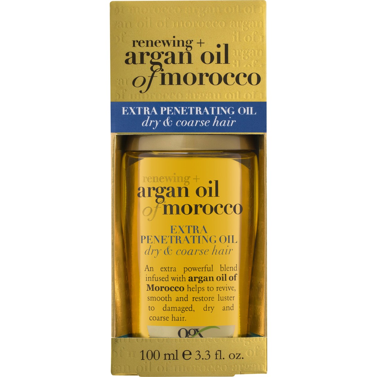 OGX Argan Oil Extra Penetrating Hair Oil For Damaged Hair 100mL