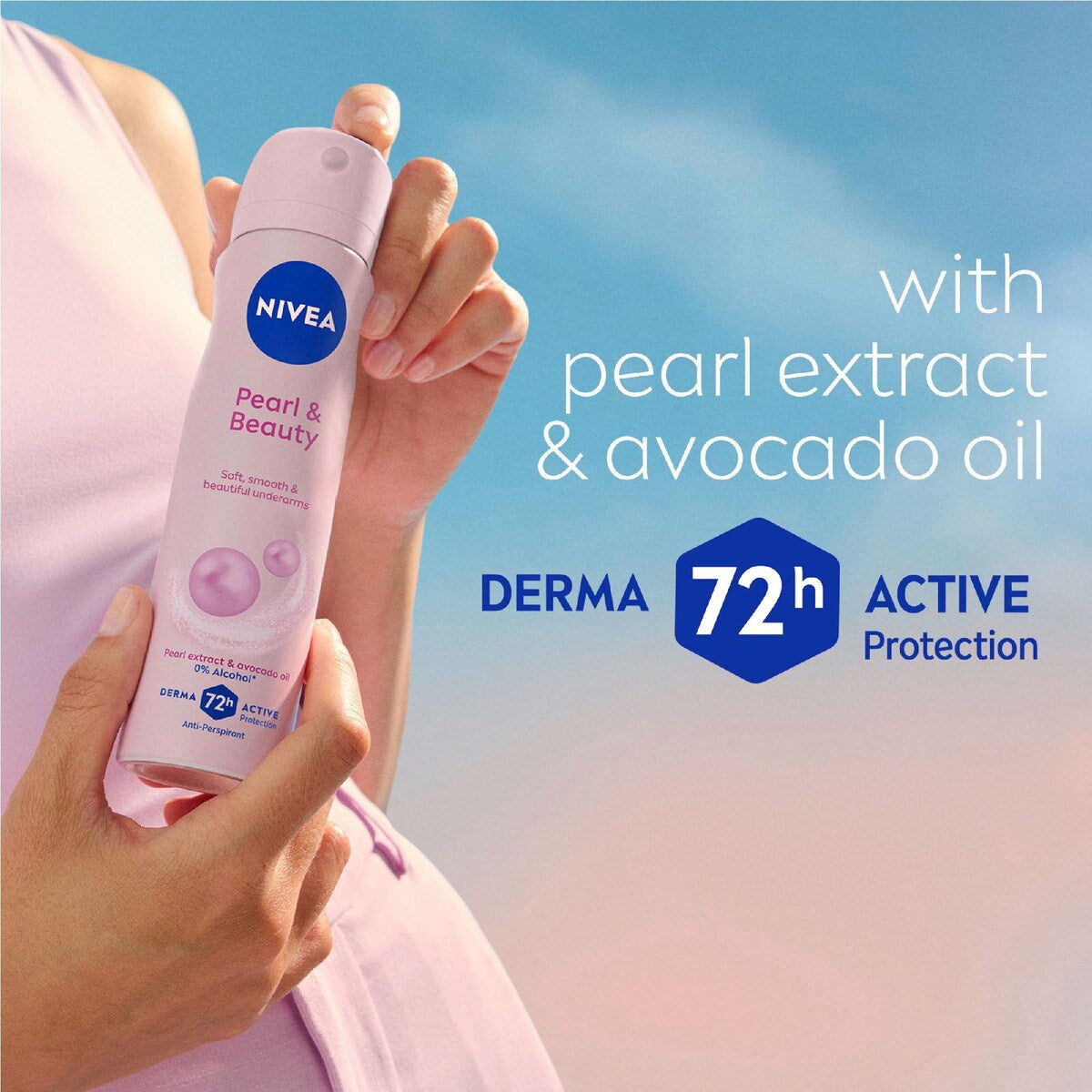 Nivea Pearl & Beauty Aerosol Antiperspirant Deodorant 250ml