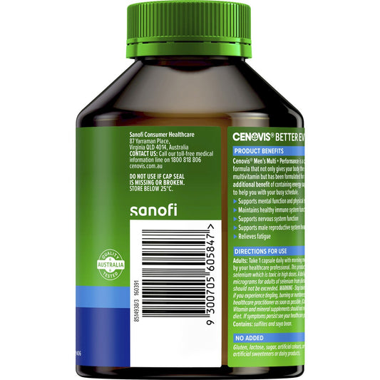Cenovis Mens Multivitamin Capsules + PerFormance Multi Vitamin 100 pack