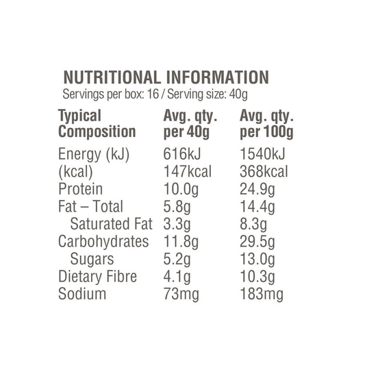 Raw Protein Bar Choc Chip Cookie Dough - 40g