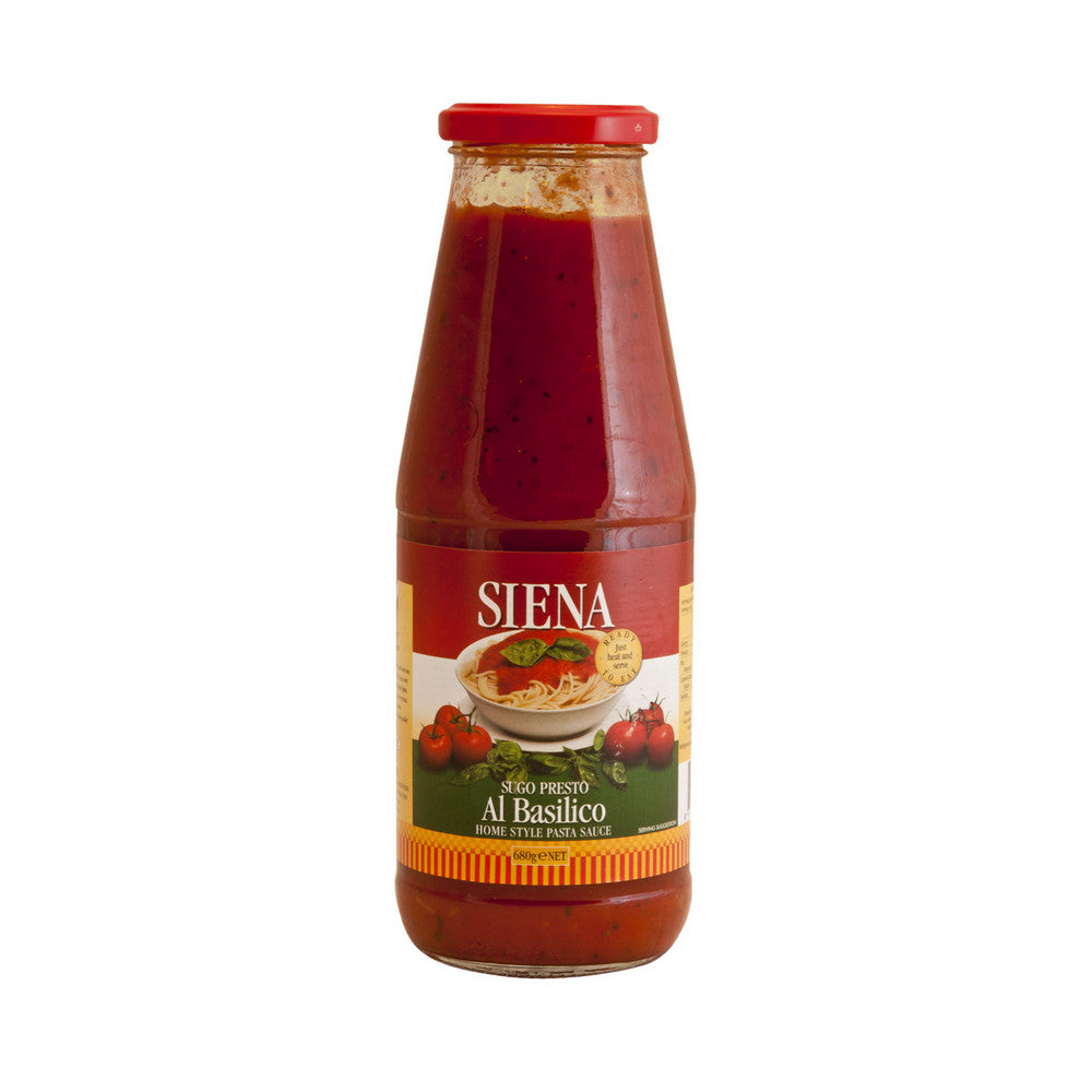 Siena Sugo Presto Al Basilico Pasta Sauce - 680g