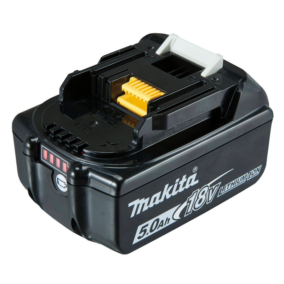 Makita 18V Battery - 5.0Ah - Steel/Plastic - Fuel Gauge