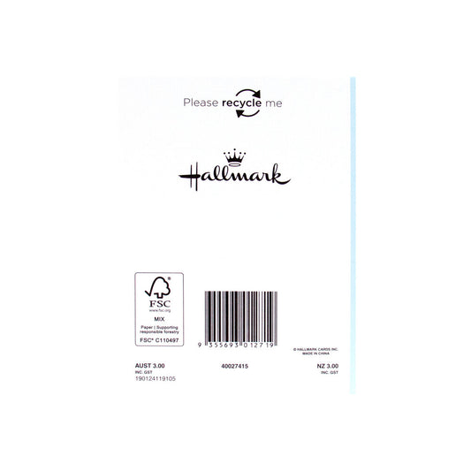 Hallmark Mini Greeting Card Xoxo - 1 each