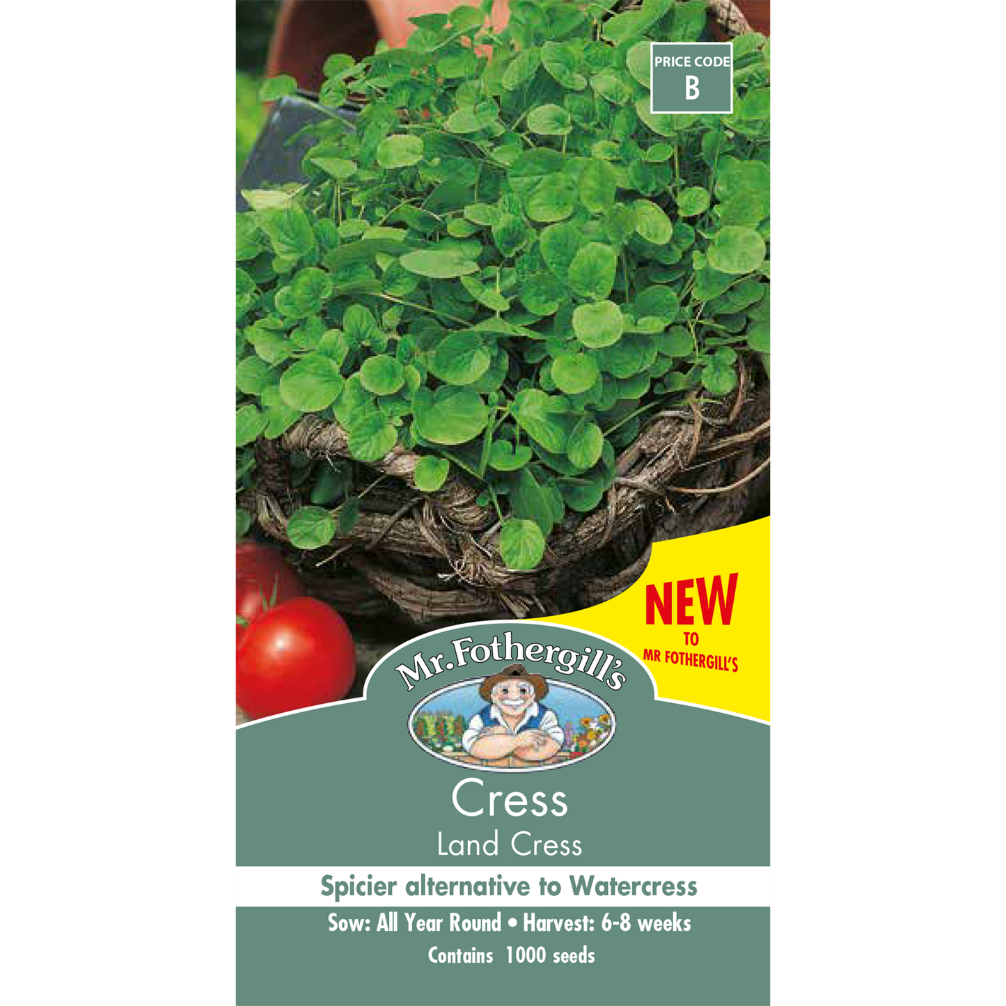 Mr Fothergill Land Cress Seeds