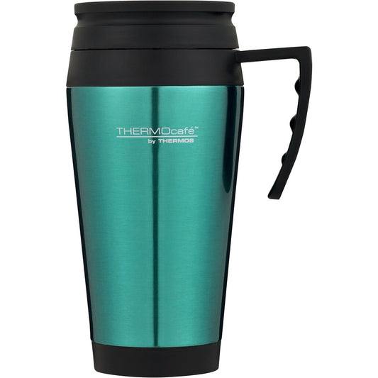 Thermocafe Stainless Steel Outer Foam Insulated Travel Mug 400ml