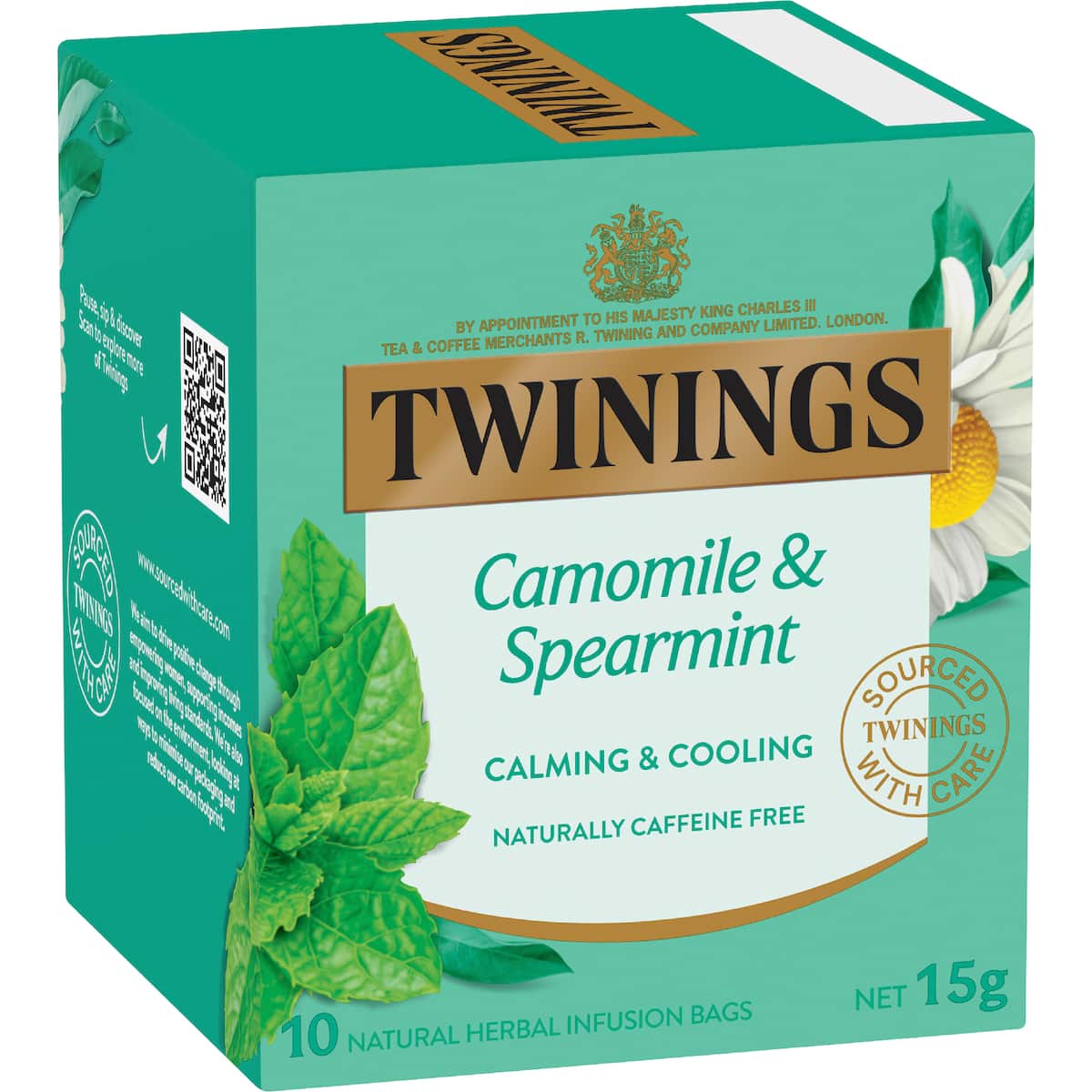 Twinings Camomile & Spearmint Tea Bags 10 Pack