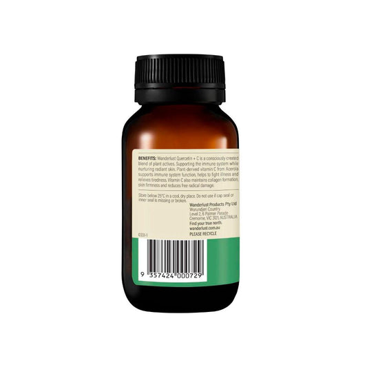 Wanderlust Quercetin + C Caps - 30 pack