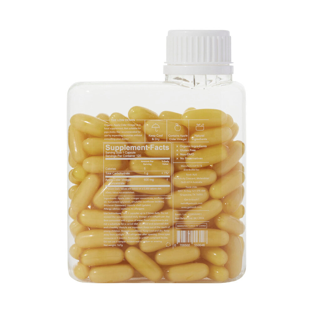Tonik Apple Cider Vinegar Capsules - 230g