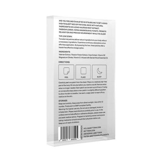 Tonik Nod Off Transdermal Patches - 30g