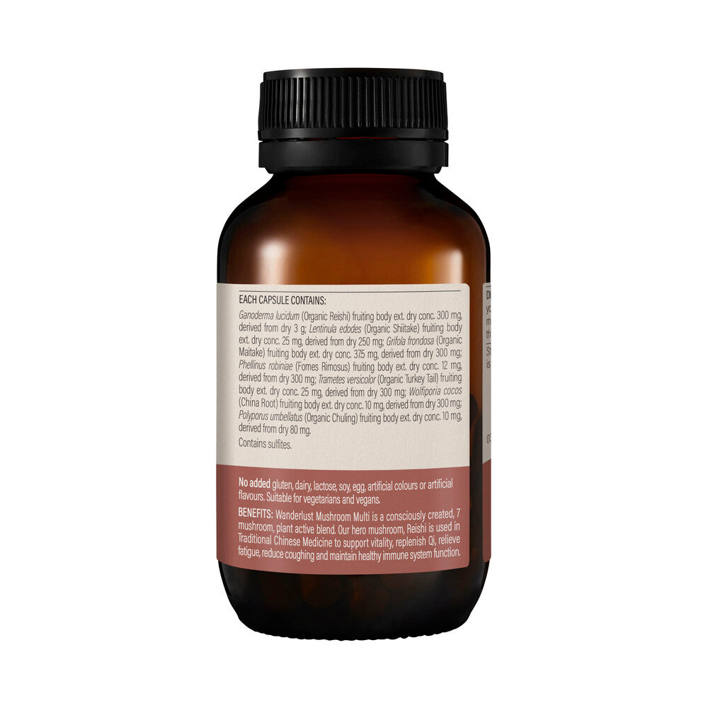 Wanderlust Mushroom Multi Caps - 30 pack