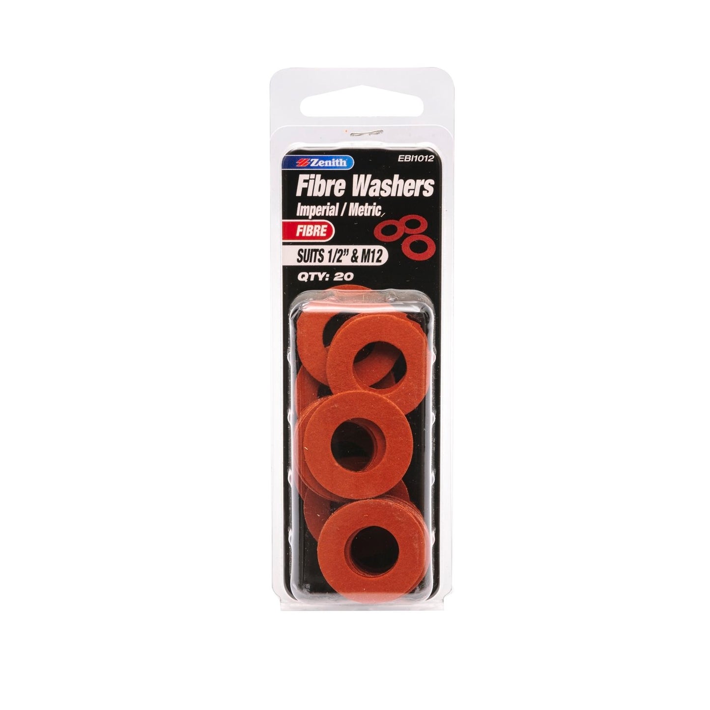 Zenith Fibre Washer - 1/2" & M12