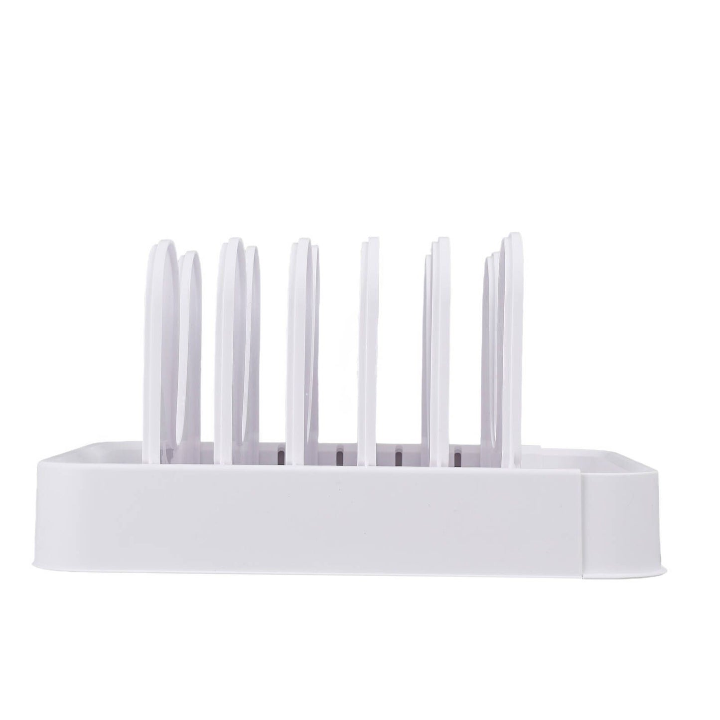EzyStorage White Expanding Cookware Organiser - 36-58cm