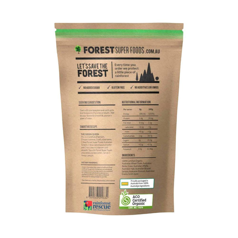 Forest Super Foods Australian Greens Whole Food Blend - 250g