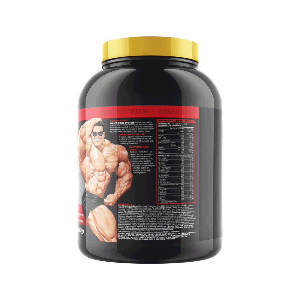 Max's Shred System Protein Vanilla Smoothie - 900g