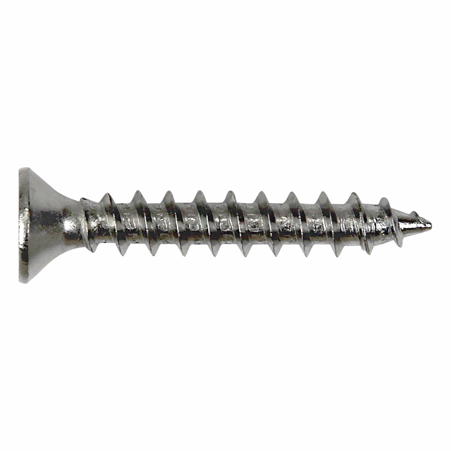 Otter Satin Chrome Hinge Screws - 7 x 30mm - 16 Pack