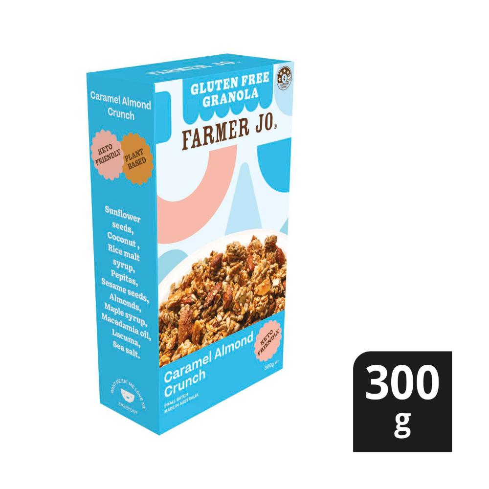 Farmer Jo Gluten Free Granola Caramel Almond Crunch - 300g