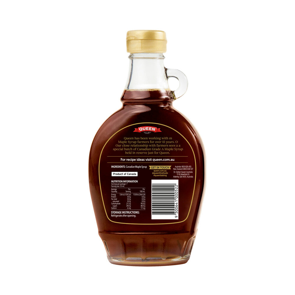Queen Pure Canadian Maple Syrup - 250mL