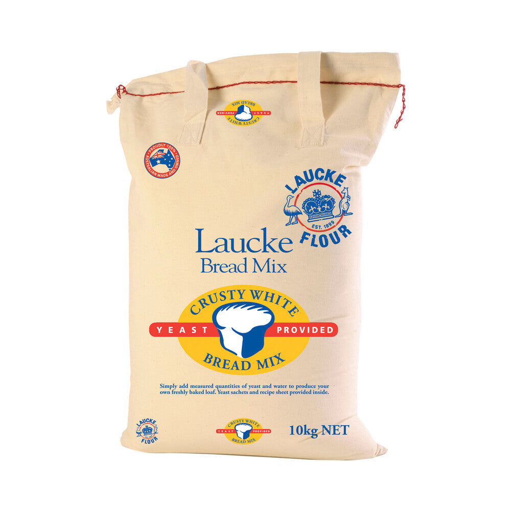 Laucke White Crusty Calico Bag Bread Mix - 10kg