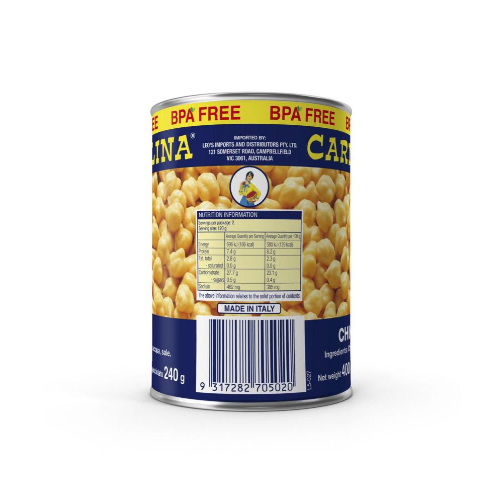 Carmelina Chick Peas - 400 GRAM