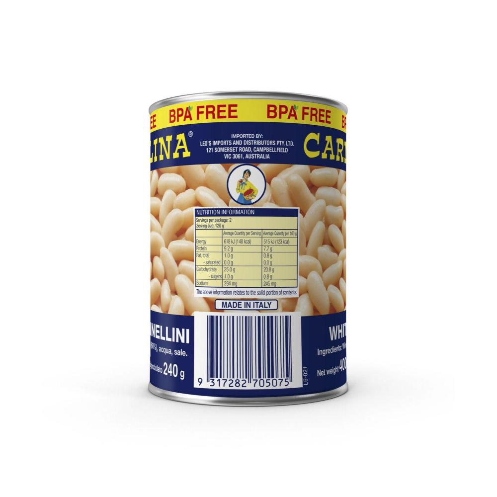 Carmelina Cannellini Beans - 400 GRAM
