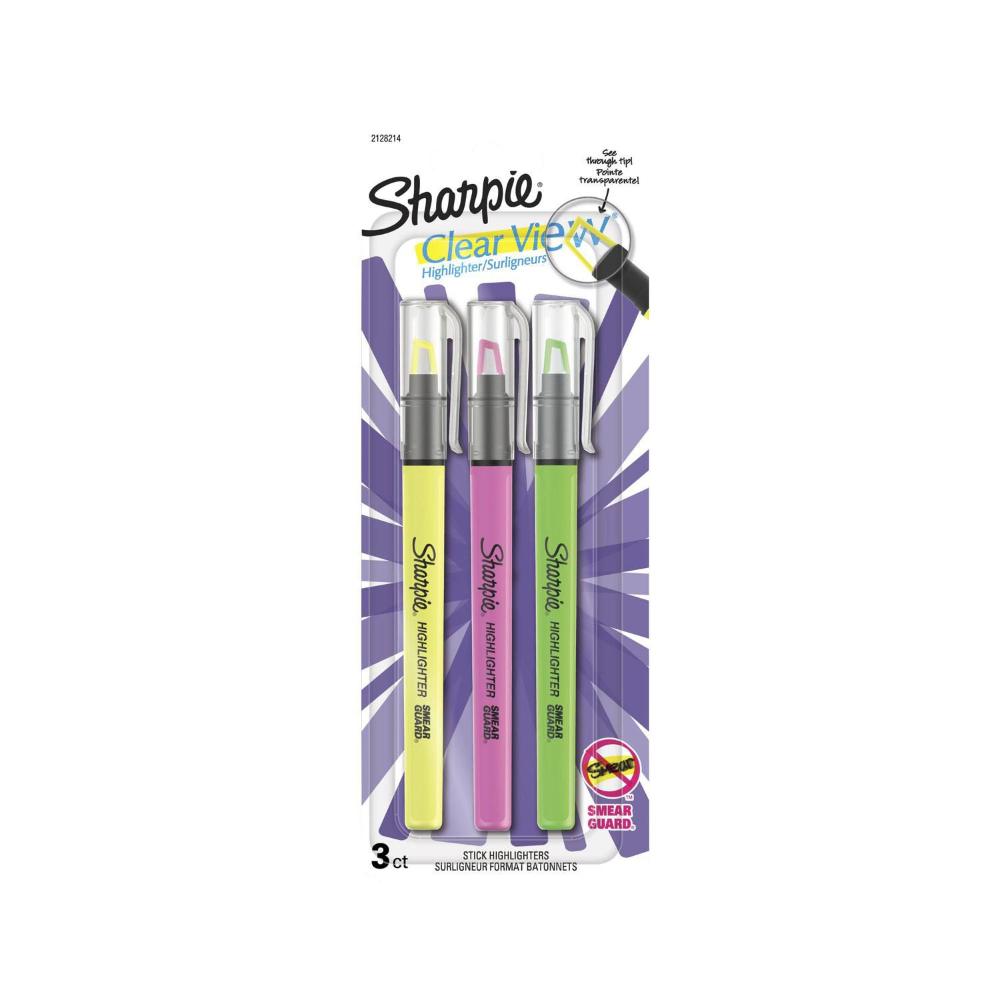 Sharpie Clear View Highlighter - 3 Pack