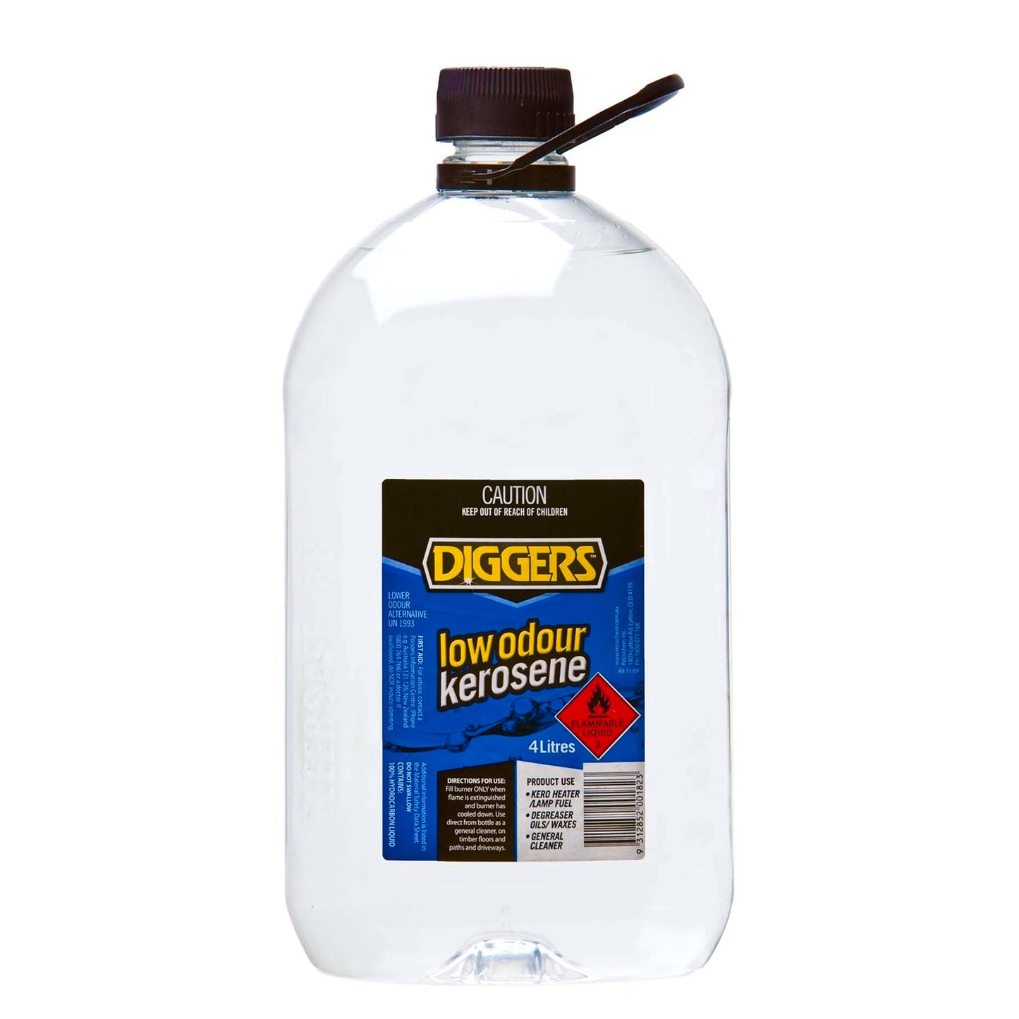 DIGGERS™ Low Odour Kerosene - 4L