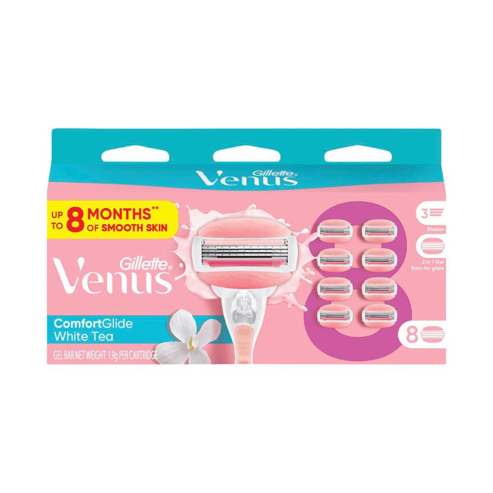 Gillette Venus Comfortglide Breeze Razor Blade Refills - 8 pack