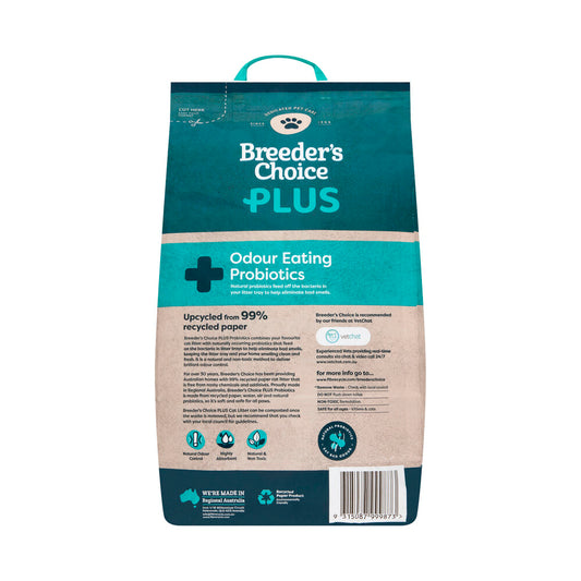 Breeder's Choice Plus Probiotic Cat Litter - 20L