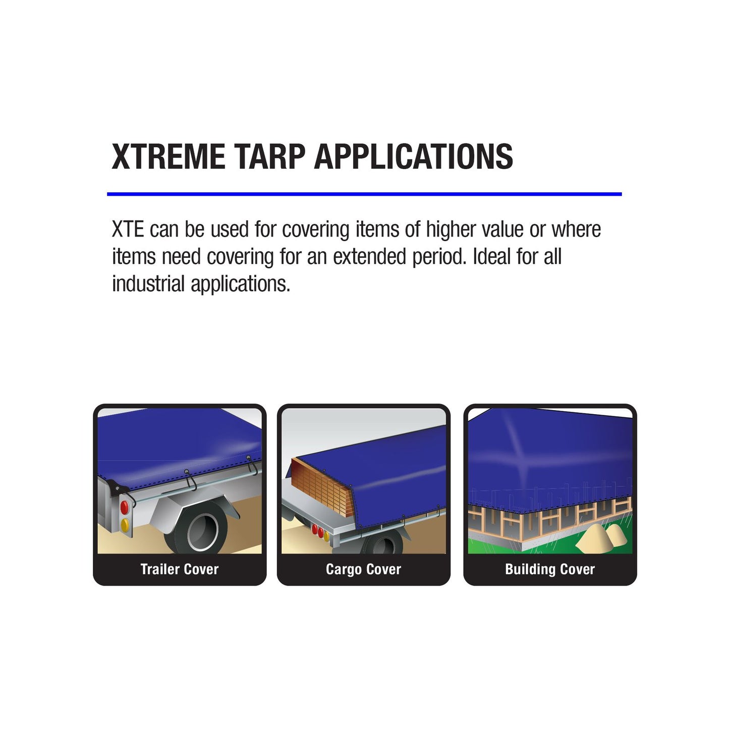 Polytuf Xtreme Tarpaulin - 3.6 x 5.5m