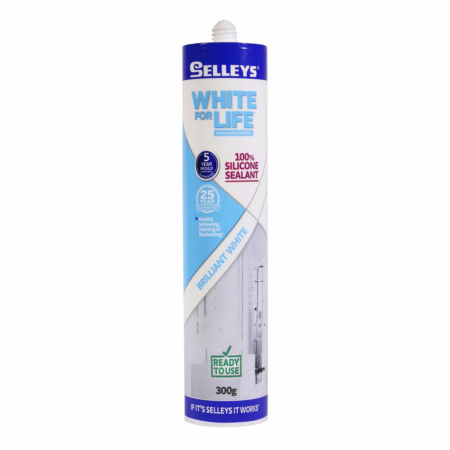 Selleys Wet Area White Silicone - 300g