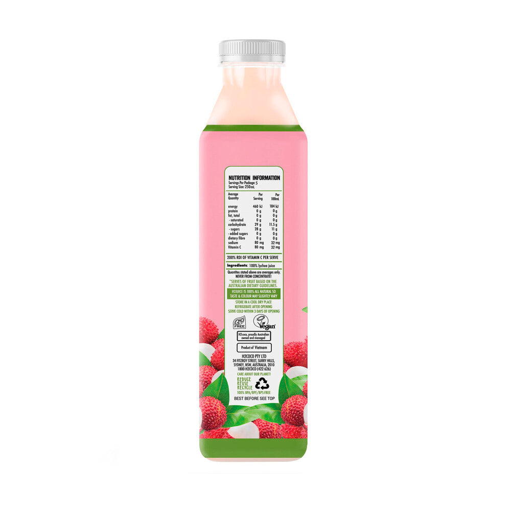 H2juice Lychee - 1.25L