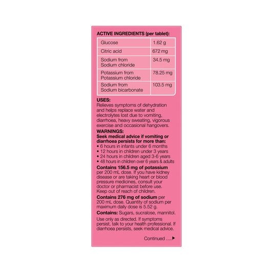 Hydralyte Effervescent Watermelon Burst - 10 Pack