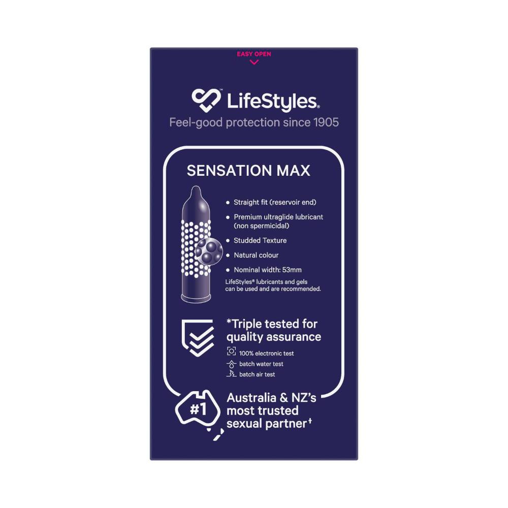 Lifestyle Condoms Sensations Max - 8 pack