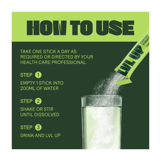 Lvl Up Everday Hydration Lemon Lime 10pk - 10PACK