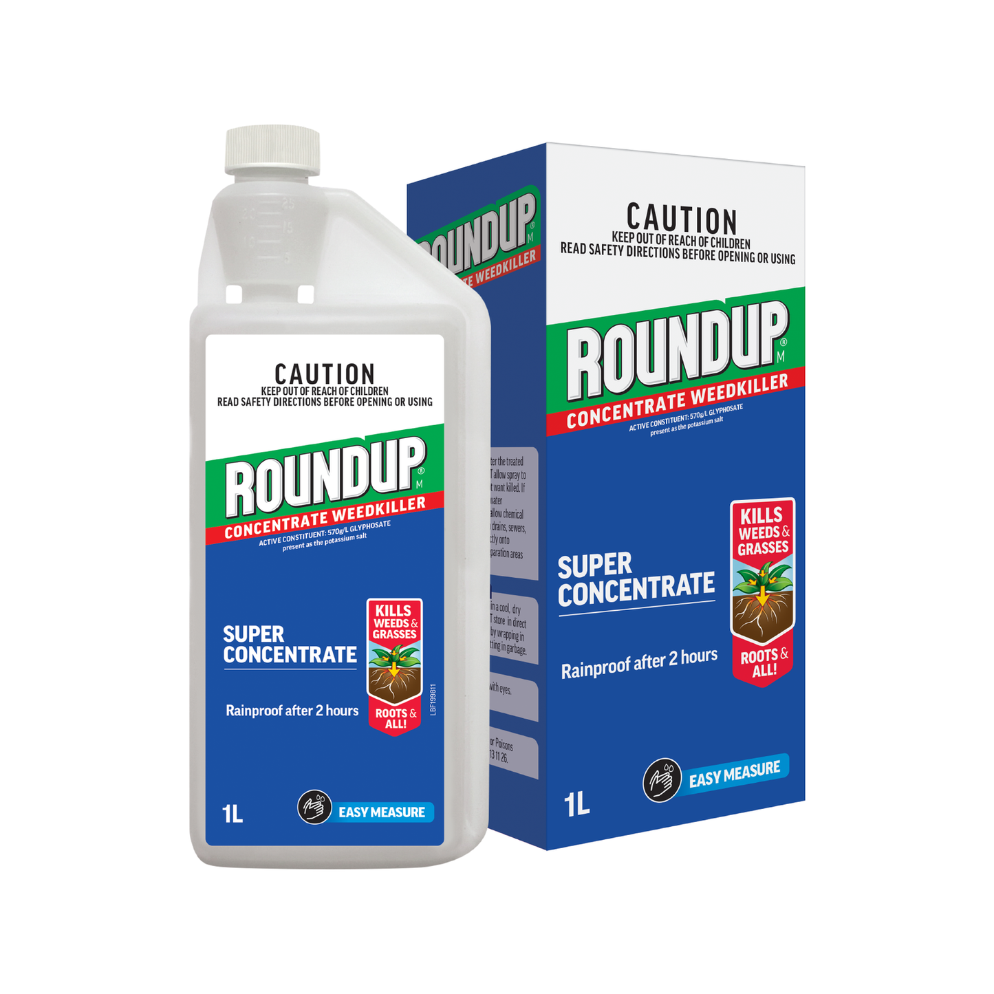Roundup Weedkiller Super Concentrate - 1L