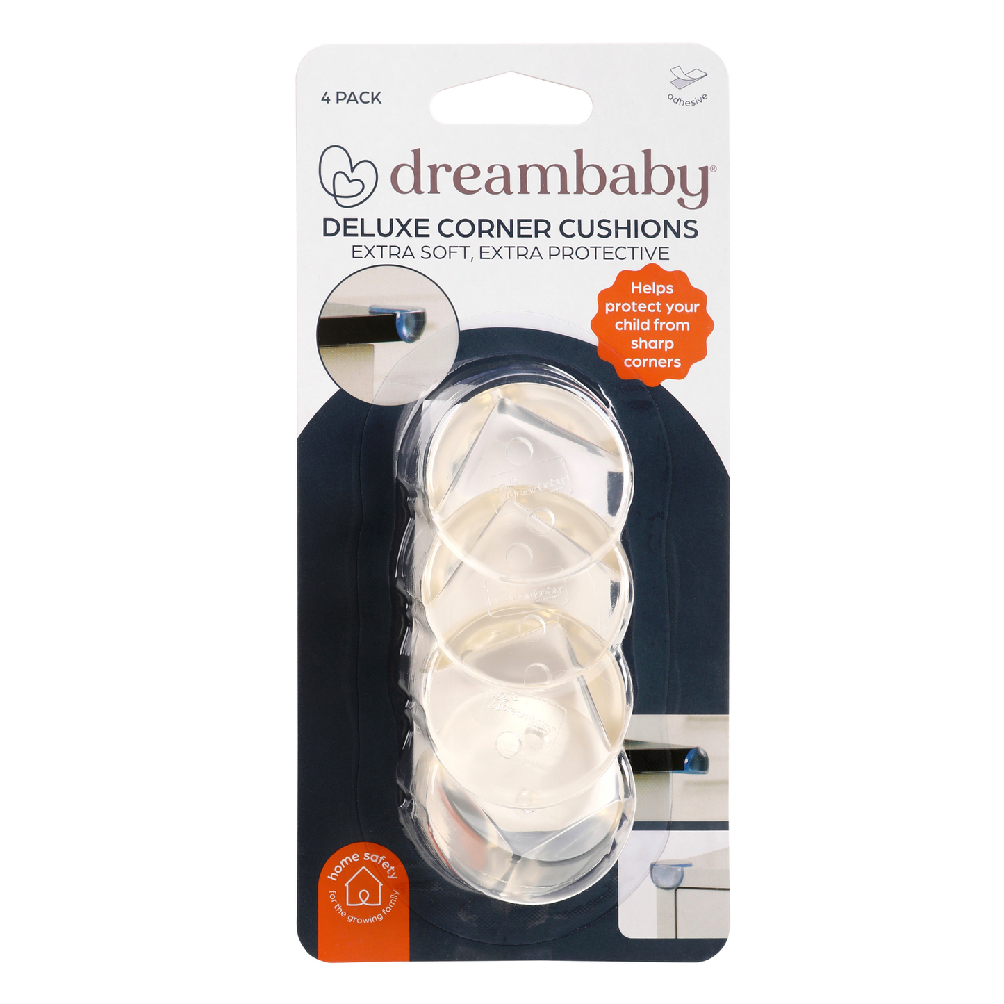 Dreambaby Child Safety Corner Cushions - 4 Pack