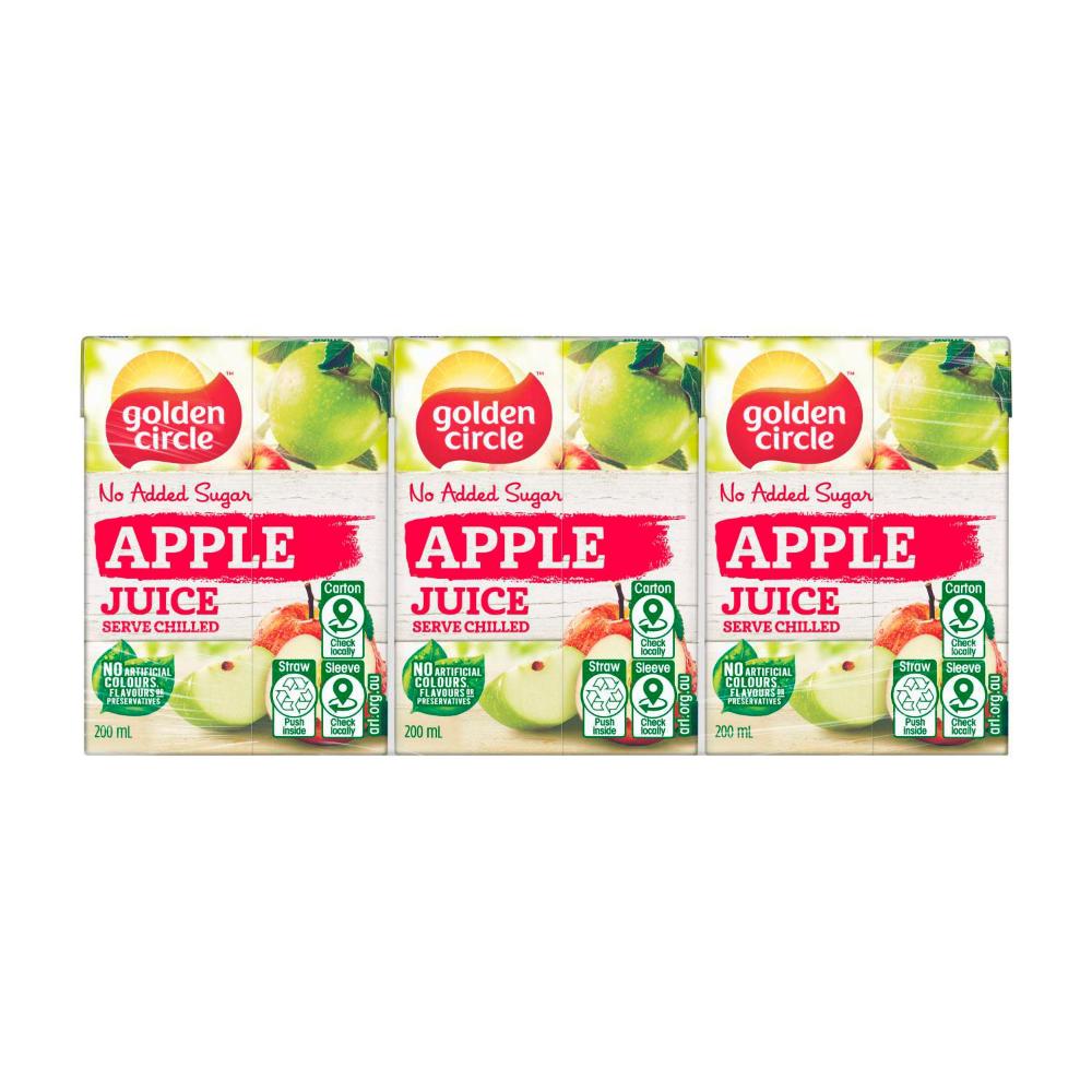 Golden Cire Juice Tetra Apple Fruit 6 Pack - 1.2L