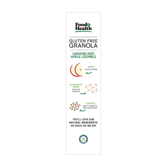 Food For Health Gluten Free Granola Caramelised Apple Crumble - 400g