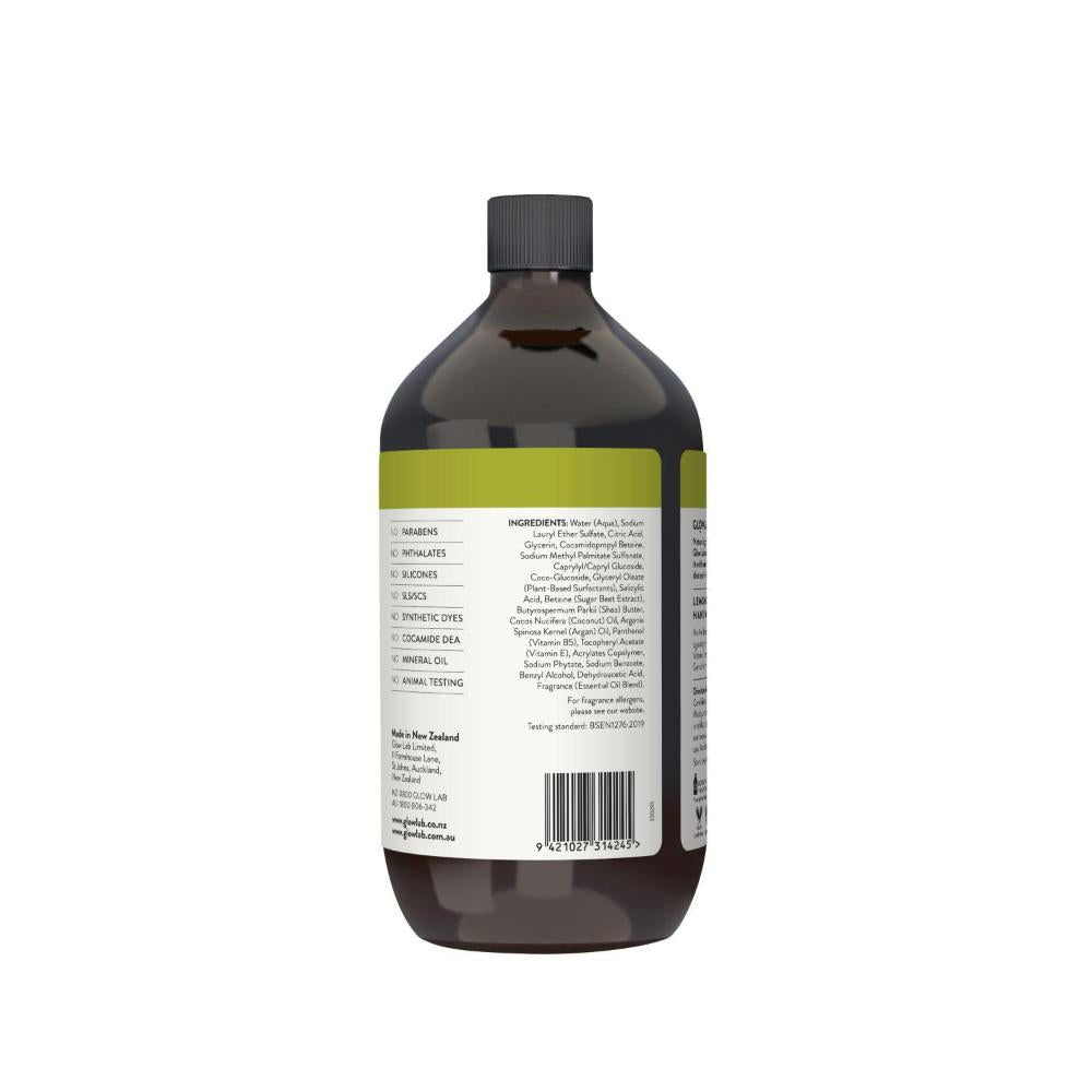 Glow Lab Hand Wash Refill Antibacterial Lemongrass & Lime - 900mL
