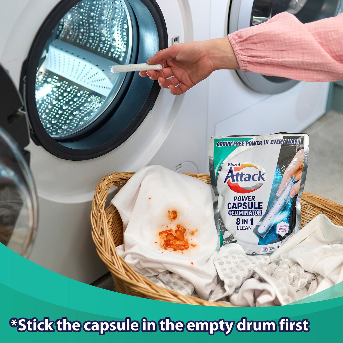 Biozet Attack Power Capsule Eliminator 8-In-1 Clean 30 pack