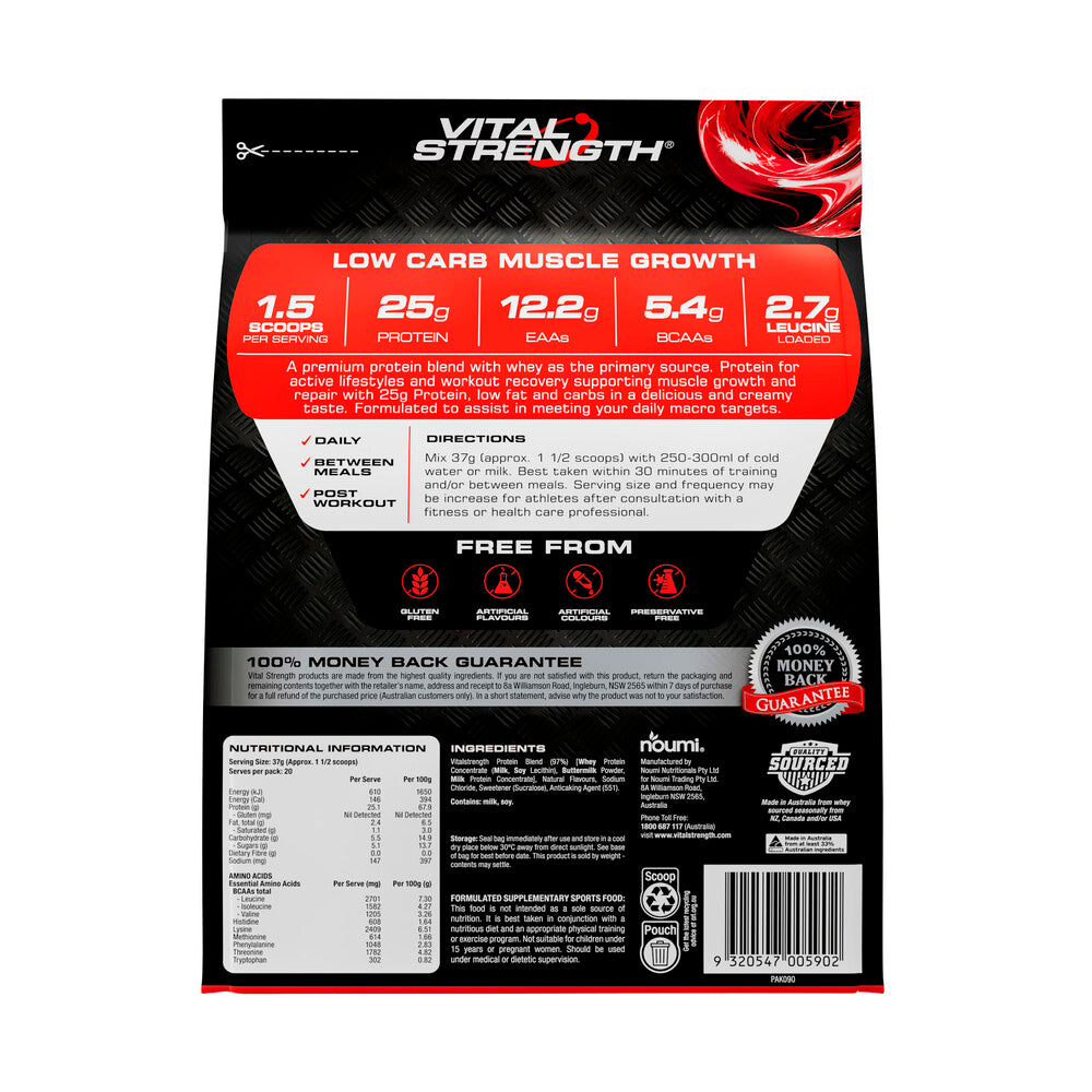 Vital Strength #1 Source Whey Powder Vanilla Ice Cream - 750g