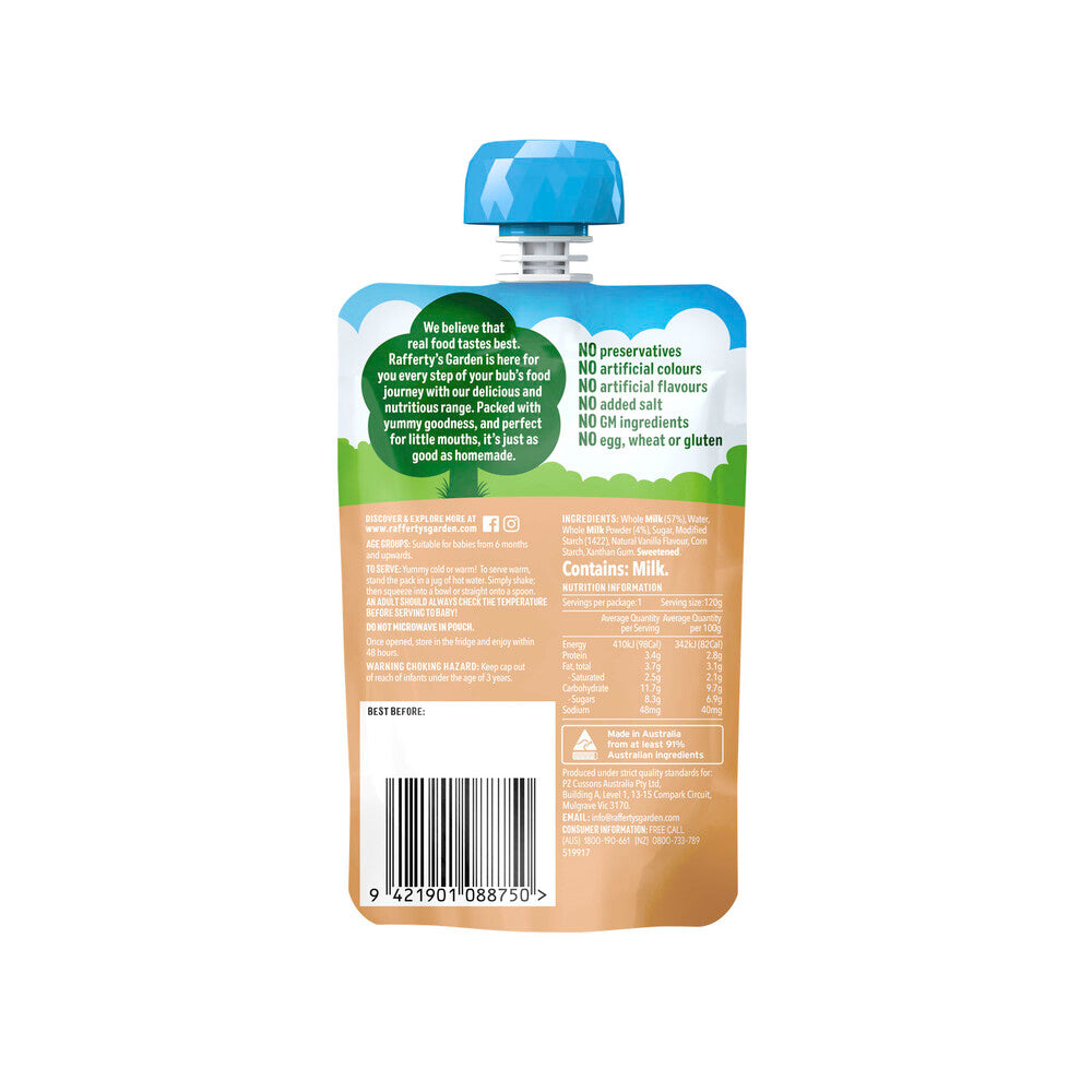 Rafferty's Garden Vanilla Custard 6 Months - 120g